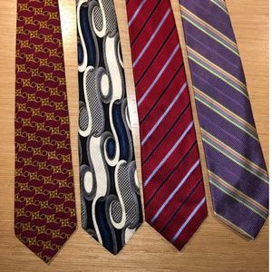 4 Assorted Men's Neckwear: